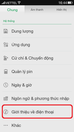 phần giới thiệu về điện thoại